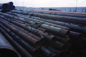 Везем с демонтажа б/у трубы 219 мм