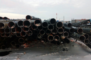 Новое поступление трубы 219 мм на склад в Климовск!