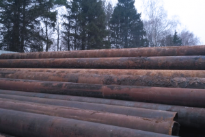 Демонтируем трубы б/у 530 мм