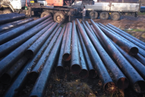 Поступление с демонтажа — трубы б/у 219 мм