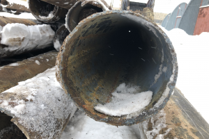 Поступление на склад труб б/у 219